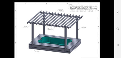 dogpools.shop One Dog One Bone Simple Bone Pool Deck Kit Pergola Plans